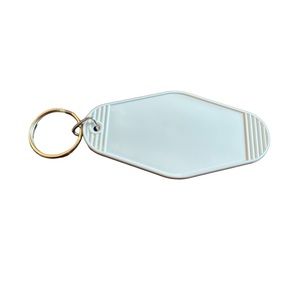 Motel Key White Keychains Set